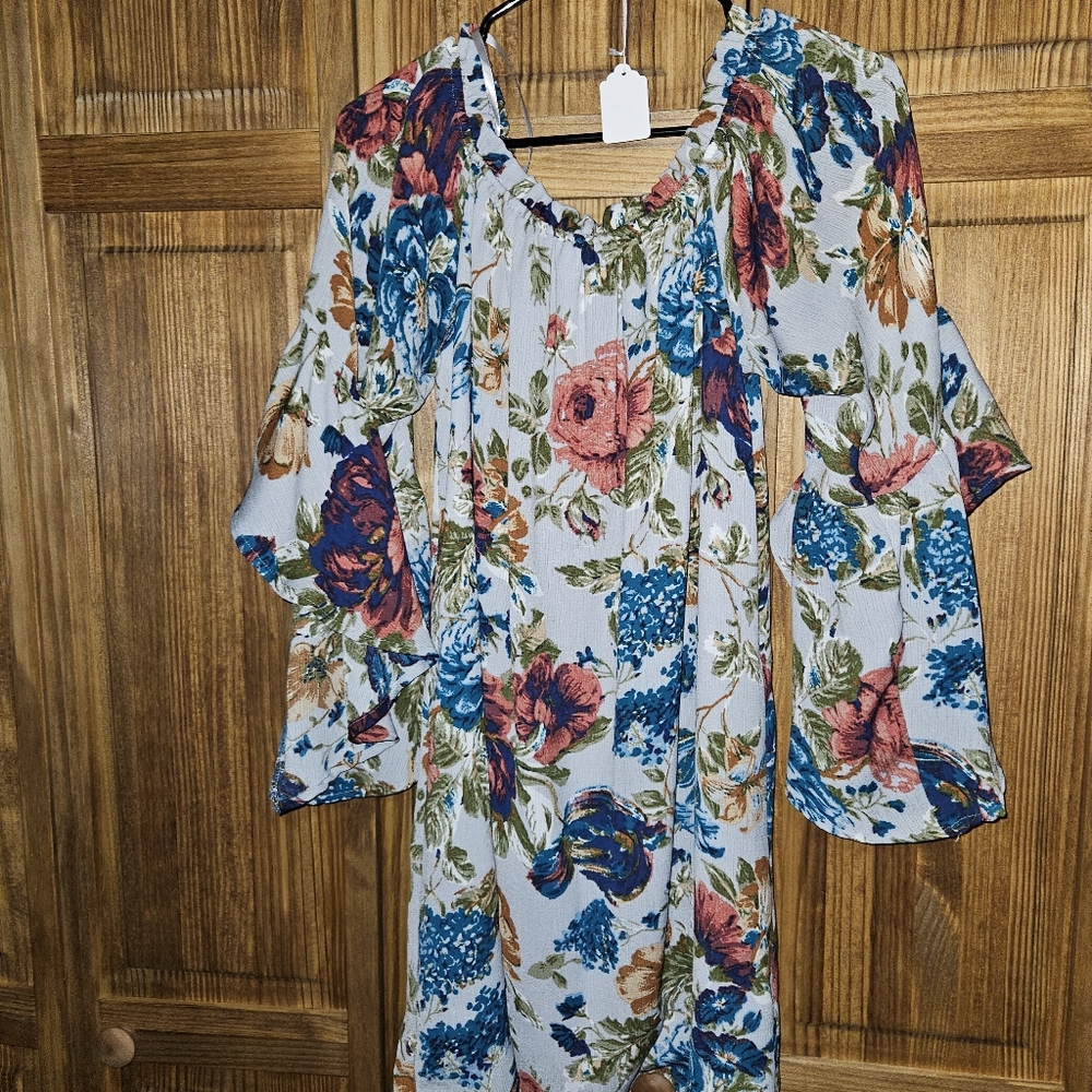 She and Sky Floral Dress
